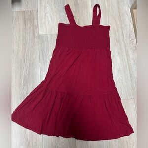 Loft Red Sundress